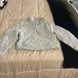 Lululemon quilted half zip
